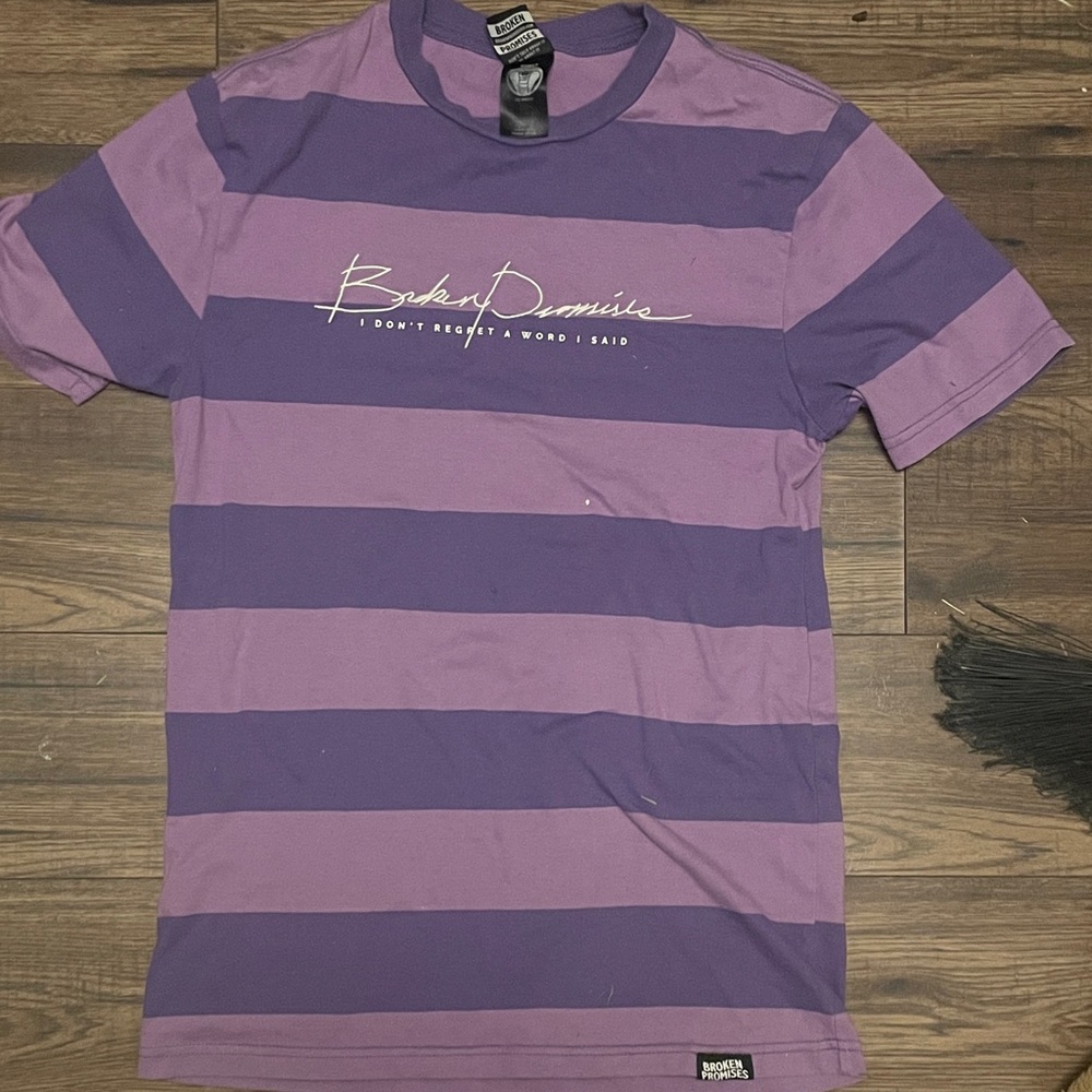 Baker Demise Purple Striped Men's Tee